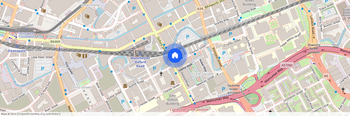 Greater Manchester, M1, Oxford Road, Manchester