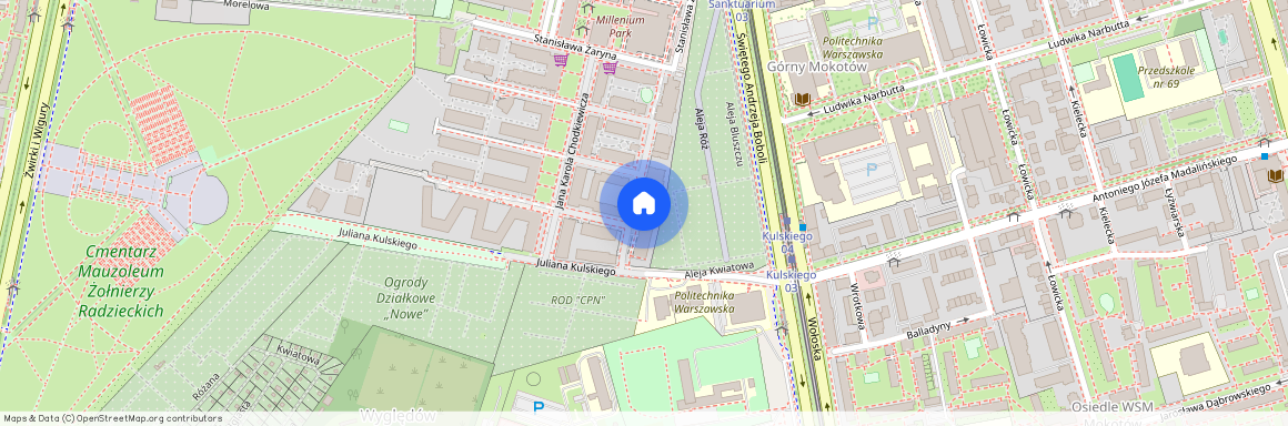 ul. Jana Karola Chodkiewicza, Wyględów, Mokotów, Warszawa, mazowieckie