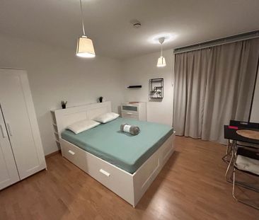 1 Zimmer Studio Apartment Wohnung Untermiete + Balkon + WIFI - Photo 6