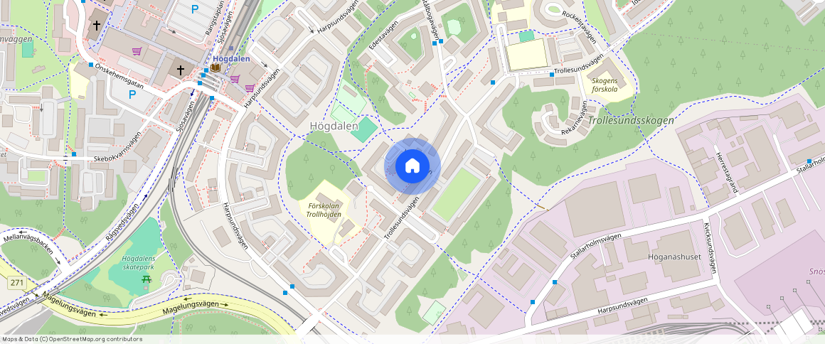 Vrenavägen **, Högdalen