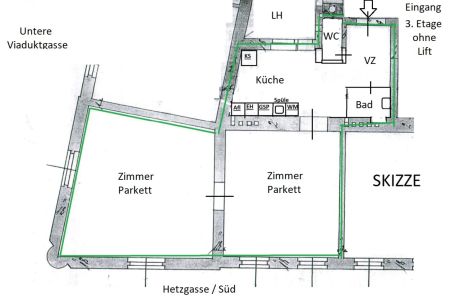 Tolle Pärchenwohnung 5 Gehminuten bis Wien Mitte oder Radetzkyplatz - Photo 2