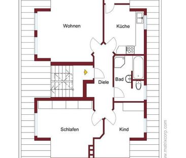 Zentral gelegene Dachgeschosswohnung in Gladbeck - Foto 3