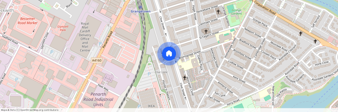 Flat 3 124 Clive Street, CF11 7JE, Glamorgan, Cardiff