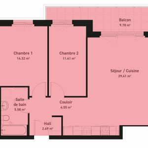 3 Zimmer, 68 m², 8. Stock - Photo 3