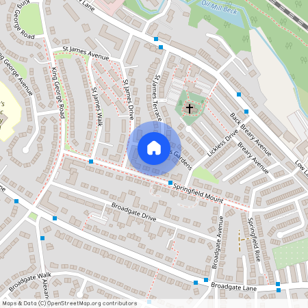 Lickless Gardens, Horsforth, Leeds, West Yorkshire, LS18