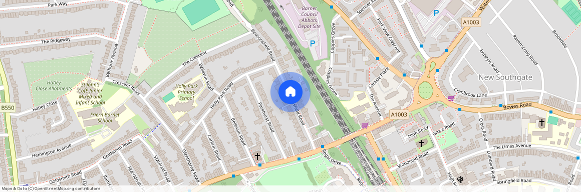 Holly Park Road, Frient Barnet London, N11