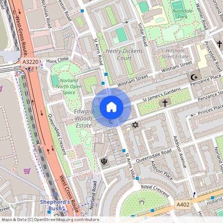 St Anns Road, Holland Park, London, W11