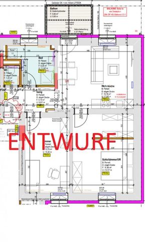 Erstbezug – geförderte Miete – Kolonieweg – 66m² – 3 Zimmer - Photo 5