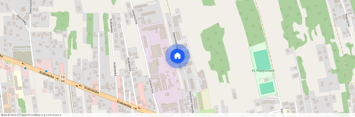 ul. Dworskie Ogrody, Przybyszówka, Rzeszów, podkarpackie