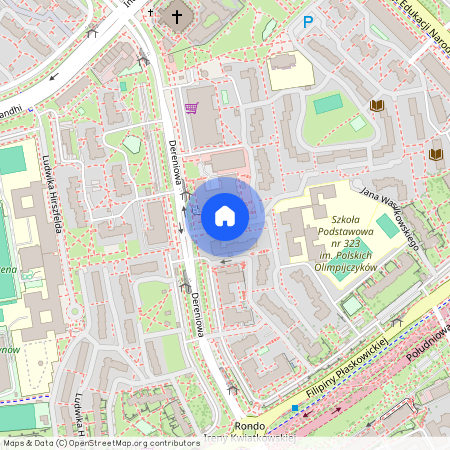 ul. Mieczysława Szczuki, Ursynów-Centrum, Ursynów, Warszawa, mazowieckie