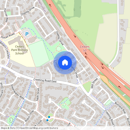 Crossbill Road, Stowmarket