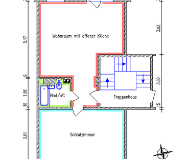 2-Raum-Wohnung für 399,00 € - Foto 2