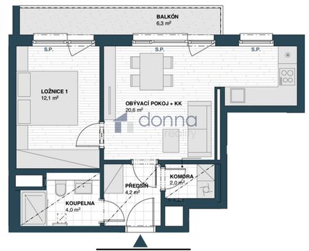 Pronájem bytu 2+kk 47 m² - Photo 5