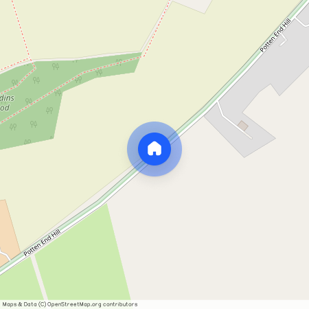 Potten End Hill, Water End, Hemel Hempstead, Hertfordshire, HP1