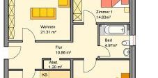 3-Zimmer-Wohnung im Dachgeschoss - Foto 2