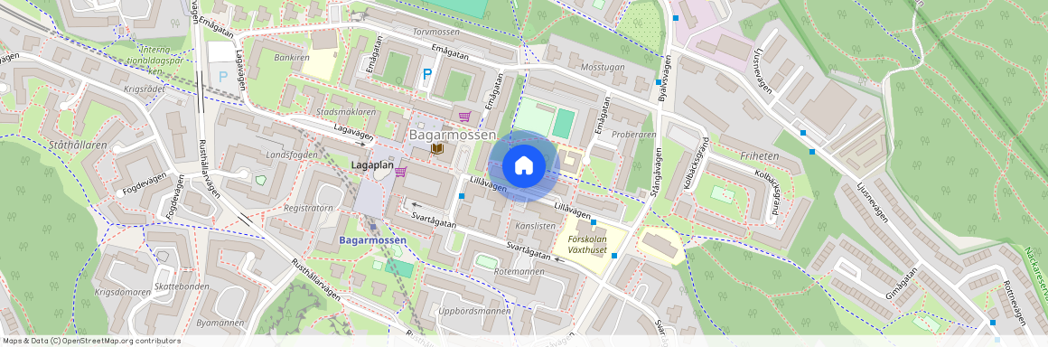 Lillåvägen 63, Bagarmossen