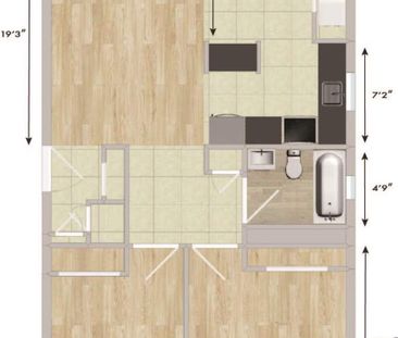 2 CH - 1 SDB - Longueuil - $1,550 /mo - Photo 1