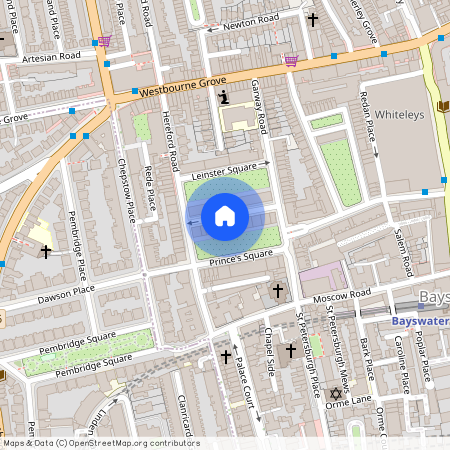 58 Prince's Square, London W2