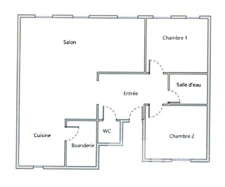 Appartement Pont L Abbe 3 pièce(s) 63 m2 plein centre-ville - Photo 2