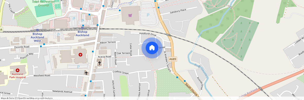 Sun Street, Bishop Auckland, County Durham, DL14