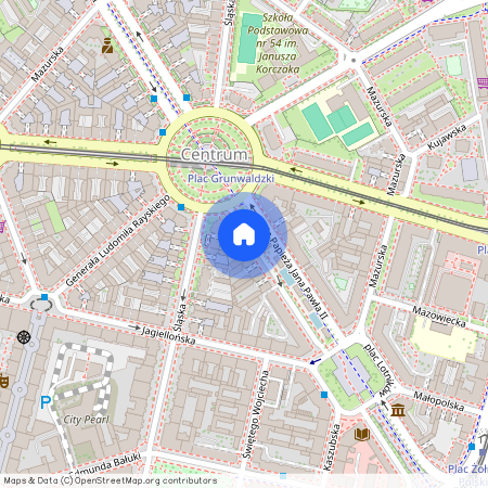 al. Papieża Jana Pawła II, Centrum, Śródmieście, Szczecin, zachodniopomorskie