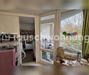 TAUSCHWOHNUNG mega feines 1-Zimmer-Reich mit Balkon ins ruhige Grüne - Foto 1