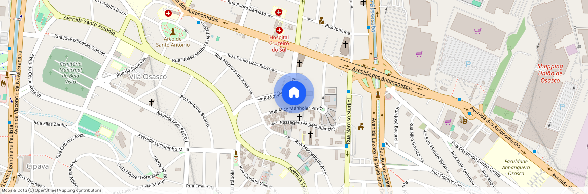 Rua Antônio Martins Capela, Centro, Osasco