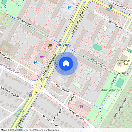 Delsjögatan 6, Bellevuegården