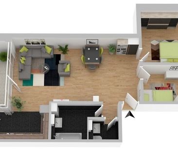 Quartier résidentiel calme avec terrasse ensoleillée - Photo 4