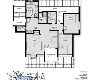 Attraktive 3 1/2 Zimmer Wohnung in Werdenberg - Foto 2