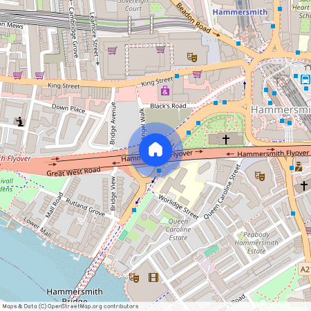 Bridge Avenue Mansions, Bridge Avenue, London, W6