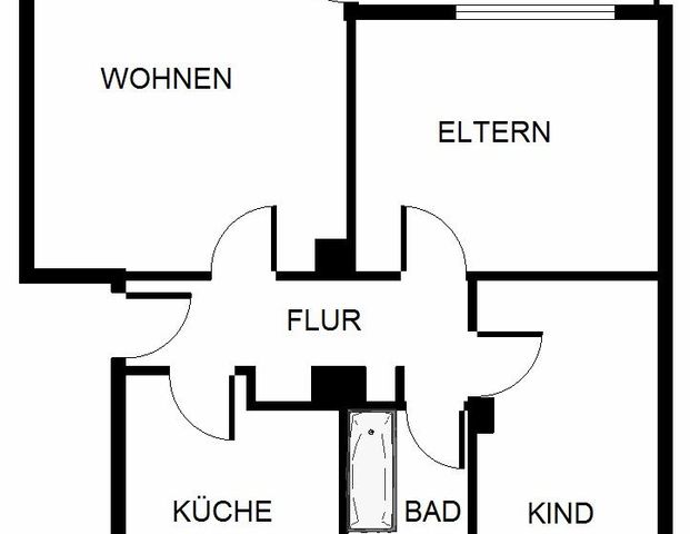3-Zimmer-Wohnung in Gelsenkirchen Hassel - Photo 1