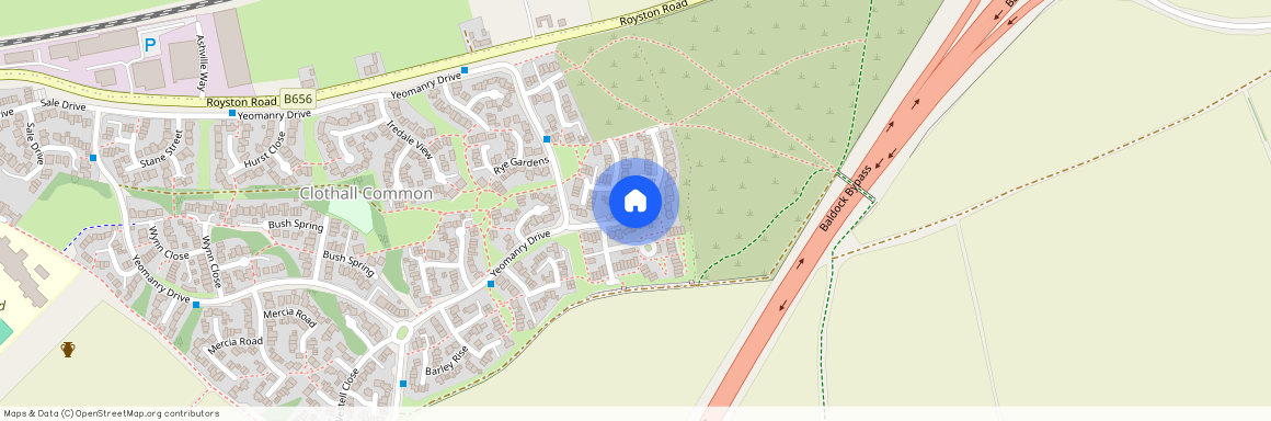 Aleyn Way, Baldock, Hertfordshire