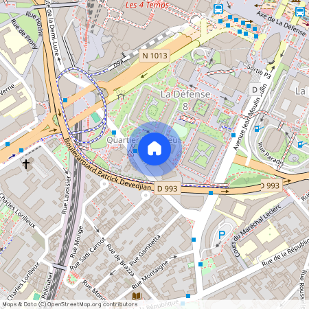 Jardins Boieldieu, Francja, Puteaux