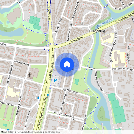 Boeimeer, 4819 AG, Tromplaan, Breda