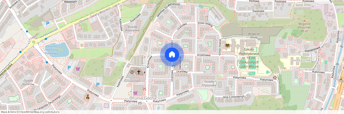 ul. Uranowa, Orunia Górna - Gdańsk Południe, Gdańsk, pomorskie