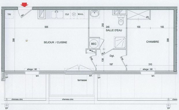 Location Appartement 2 pièces 42m² COUERON 44220 - Photo 1
