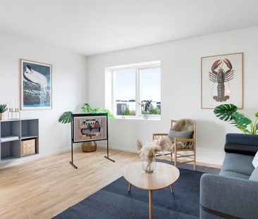 <b>Moderne 3-værelses lejlighed med vestvendt altan</b><br> - Foto 2