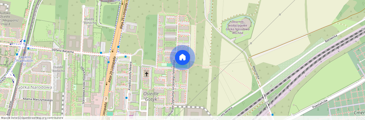 Arcybiskupa Zygmunta Szczęsnego Felińskiego, Górka Narodowa, Prądnik Biały, Kraków, małopolskie