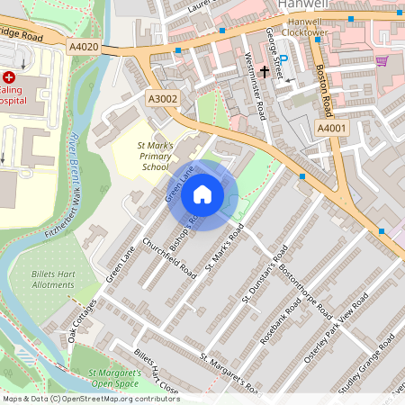 Bishops Road, Hanwell, London, W7
