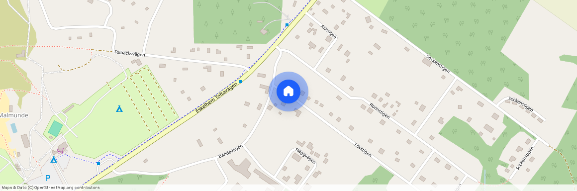 Lövstigen, Gotlands Tofta