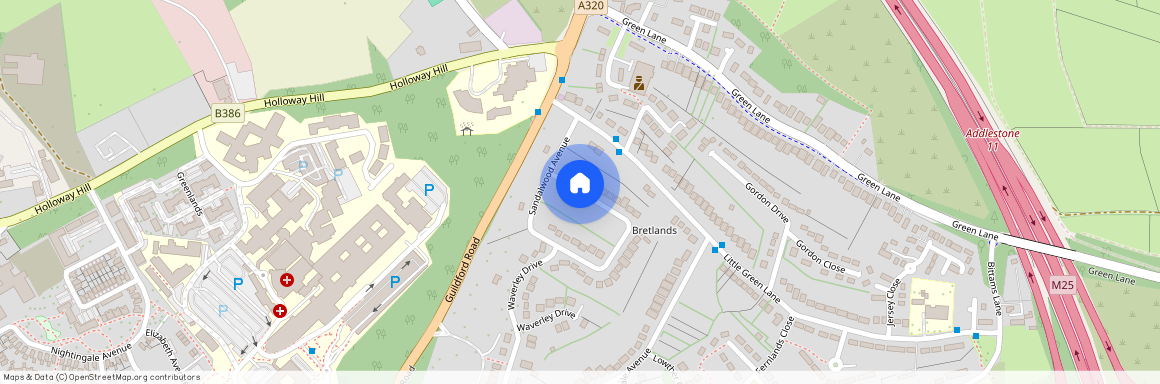 Sandalwood Avenue, Chertsey, Surrey, KT16