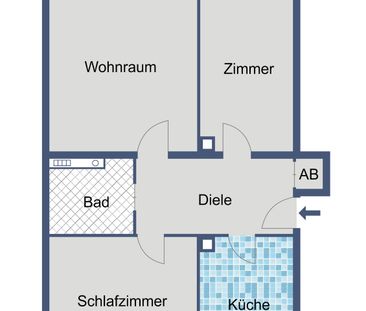 Gemütlich wohnen – helle 3-Zimmer-Wohnung - Foto 1