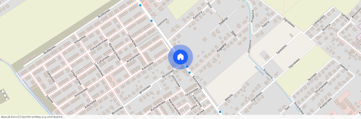 ul. Batorowska, Skórzewo, Dopiewo, poznański, wielkopolskie