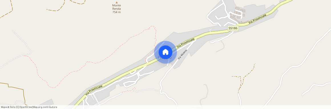 Monreale, Via Ss186 - Pioppo