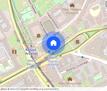 Plac Bankowy, przy stacji Metro-Ratusz, 34m2 mieszkanie typu studio - Photo 1