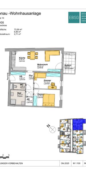 Geräumige 3-Zimmer-Wohnung Top A5 - Photo 2