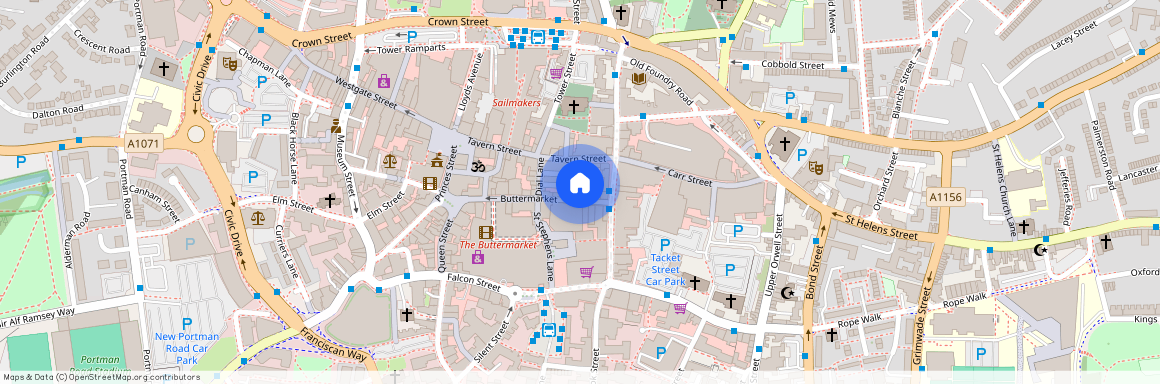 43 Butter Market., Ipswich IP1, London