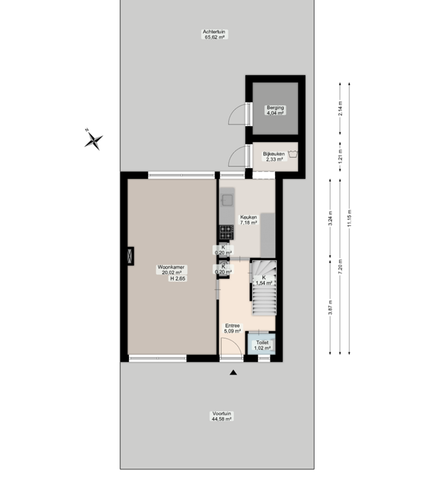 Te huur: Kamer Jadestraat in Groningen - Foto 2