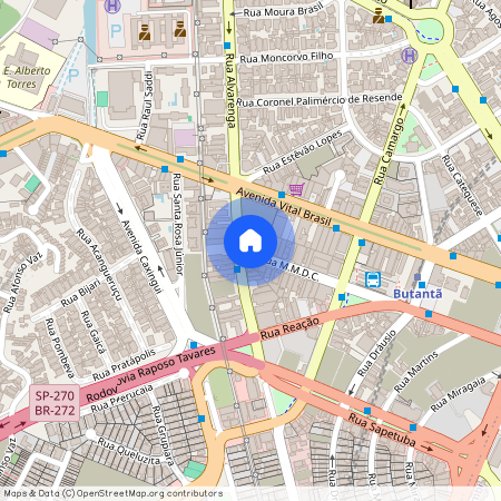 Rua M.M.D.C., 582, Caxingui, São Paulo - SP, 05510-020, Brazil